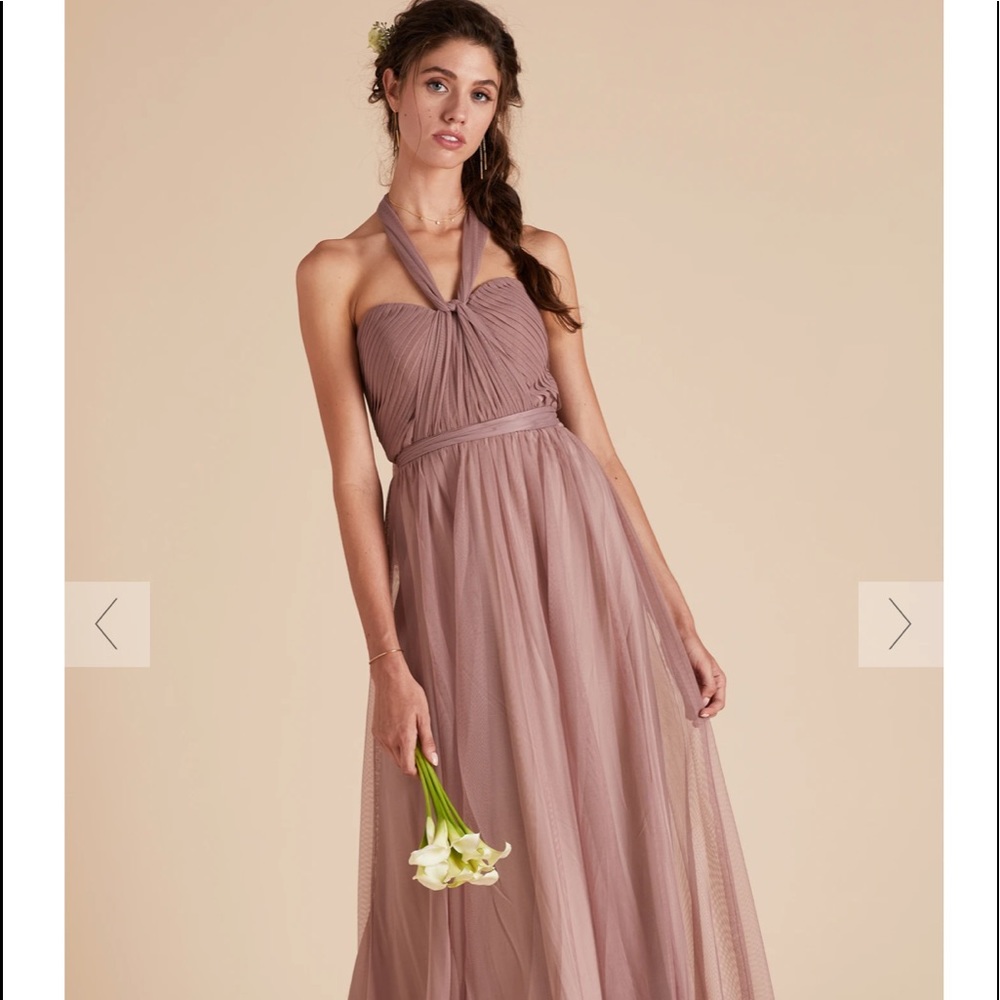 Birdie Grey Mauve Convertible Maxi dress
